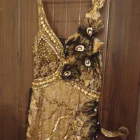 لباس مجلسی شیک نو تور دوزی و سنگ دوزی سایز ۴۶