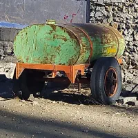 تانکر آب و گازوییل چرخدار ۱۱ بشکه ای|مصالح و تجهیزات ساختمان|شادیان, |دیوار