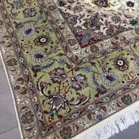 فرش دستباف (بساک)۹ متری تک تبریز ۵۰ رج اعلا|فرش|مشکین‌دشت, |دیوار