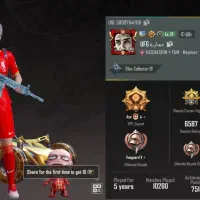 اکانت پابجی لول 79 انفور یخی لول 19 گان بگردی