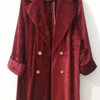 مانتو کتی جنس مخمل سایز ۴۸