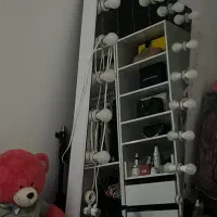 ایینه گریم همراه با چراغ