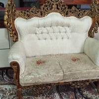 مبل سلطنتی 7نفره|مبلمان خانگی و میز عسلی|کنگاور, |دیوار