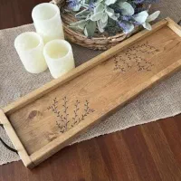 سینی چوبی یک متری