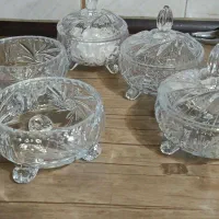 قندان خورشیدی پایه دار cristal|ظروف سرو و پذیرایی|قرچک, شهرک طلائیه|دیوار