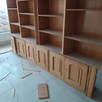 کمد قفسه دار|کتابخانه، شلف، قفسههای دیواری|خمینیشهر, |دیوار