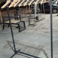 سازه چوب و فلز رگال لباس باربیکیو منقل