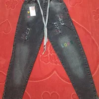 شلوار لی ذغالی