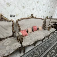 مبل ۸ نفره چوب گردو
