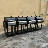 باربیکیو تمام کباب پز استیل گازی زغالی کبابپز