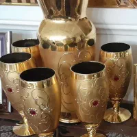 ظروف طلایی و دکوری