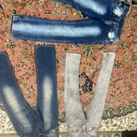 سه عدد شلوار لی مدل راسته