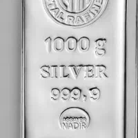 شمش نقره ۱۰۰۰ گرمی ندیر ترکیه همراه شناسنامه