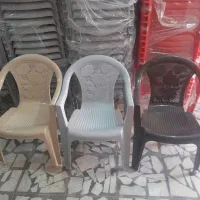 صندلی پلاستیکی گل دار ناصر