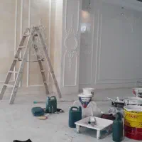 رنگکار ساختمان با ابزار