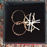 گوشواره حلقه ای طلا