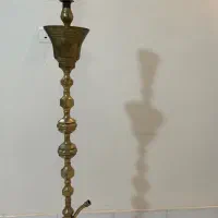 قلیان تمام برنجی عربی|صنایع دستی و سایر لوازم تزئینی|گلپایگان, |دیوار