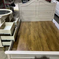 تخت۲نفره  و دراور در حد نو دوماه کار|تخت و سرویس خواب|بجنورد, |دیوار