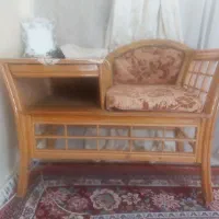 میز تلفنی چوبی