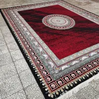 فرش نقشه ورساچه مشکی لاکی ۱۲ - ۹ - ۶ متری نو|فرش|دلیجان, |دیوار