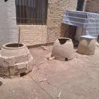 تنور|ظروف پخت‌وپز|بمپور, |دیوار
