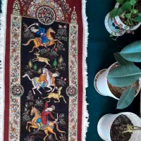 تابلوفرش شکارگاه|تابلو فرش|تبریز, |دیوار