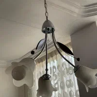 لوستر ۳ شاخه|لوستر و چراغ آویز|آستانه اشرفیه, |دیوار