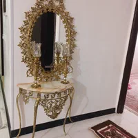 آینه شمعدان برنز|صنایع دستی و سایر لوازم تزئینی|قرچک, شهرک طلائیه|دیوار
