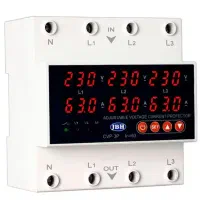 محافظ ولتاژ سه فاز jbh آمپر 100