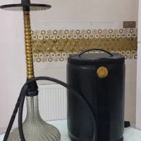 قلیان عربی تنه برنجی سوپاپ دار