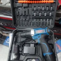 دریل شارژی ۱۸ ولت بوش ۲ باطری با جعبه ابزار|ماشینآلات صنعتی|شیراز, بازار|دیوار