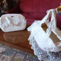 ساک حمل نوزاد و کیف وسایل ،شیک و با پارجه گیپور