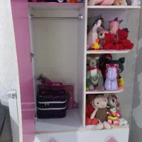 کمد دخترانه صورتی|جاکفشی، کمد، دراور|صومعه‌سرا, |دیوار