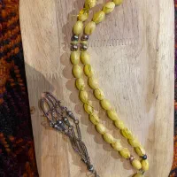 انگشترنقره و سنگ انگشتروتسبیح کهربا