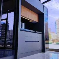 دکور کابینت هایگلس با شیشه دکو فیکس|مصالح و تجهیزات ساختمان|اردبیل, |دیوار