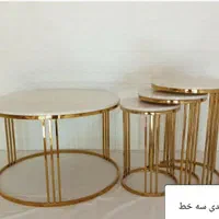 جلومبلی عسلی میز فلزی ضمانتدار شرکتی قیمت تولیدی|مبلمان خانگی و میز عسلی|مشکین‌دشت, |دیوار