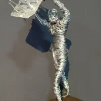 مجسمه های سیمی دست ساز