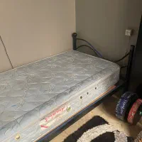 تخت خواب یک نفره فرفوژه با تشک خوشخواب