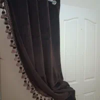 پرده پذیرایی مخمل ترک|پرده، رانر، رومیزی|تهران, جوادیه|دیوار