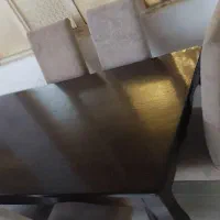 میز و صندلی ناهارخوری ۶ نفره چوبی در حدنو