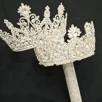 تاج و شنل و دسته گل ست عروس ترکی