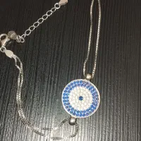 دستبند نقره چشم