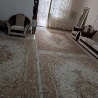 فرش 6متری3عدد و3جفت پشتی همرنگ فرش