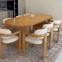 میز نهار خوری ۸ نفری کد۰۹۷۴۲ تولیدی میلاد