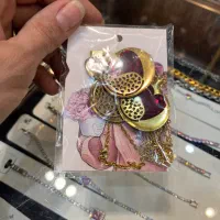 اکسسوری بدلیجات گوشواره یلدایی طرح انار رزینی|بدلیجات|تهران, هاشمآباد|دیوار