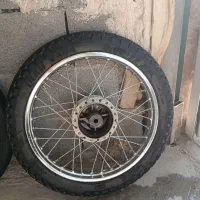 طوقه هندا عقب و جلو سالم