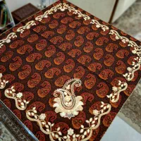 رومیزی سرمه دوزی(کار دست)|پرده، رانر، رومیزی|ری, فیروزآبادی|دیوار