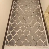 گلیم فرش رنگ طوسی