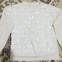 بلوز ترک مجلسی پولک دار دخترانه