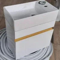 روشویی دیواری ۲۵×۴۵ سنگ پارس سرام